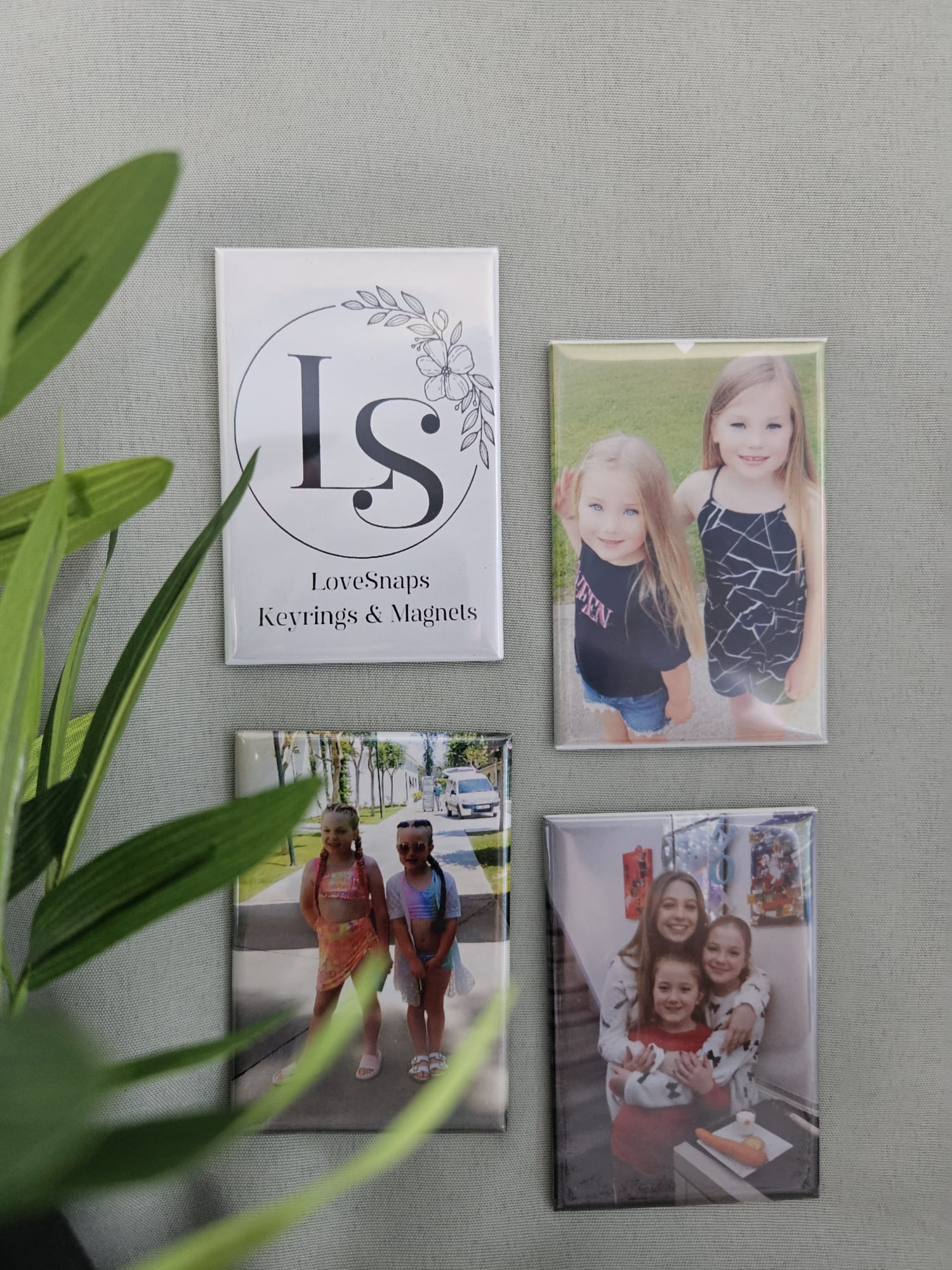 LoveSnaps 3*2" Photo Magnets (4 Pack)
