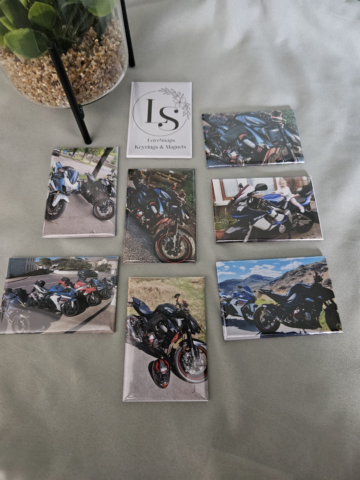 LoveSnaps 3*2" Photo Magnets (8 Pack)