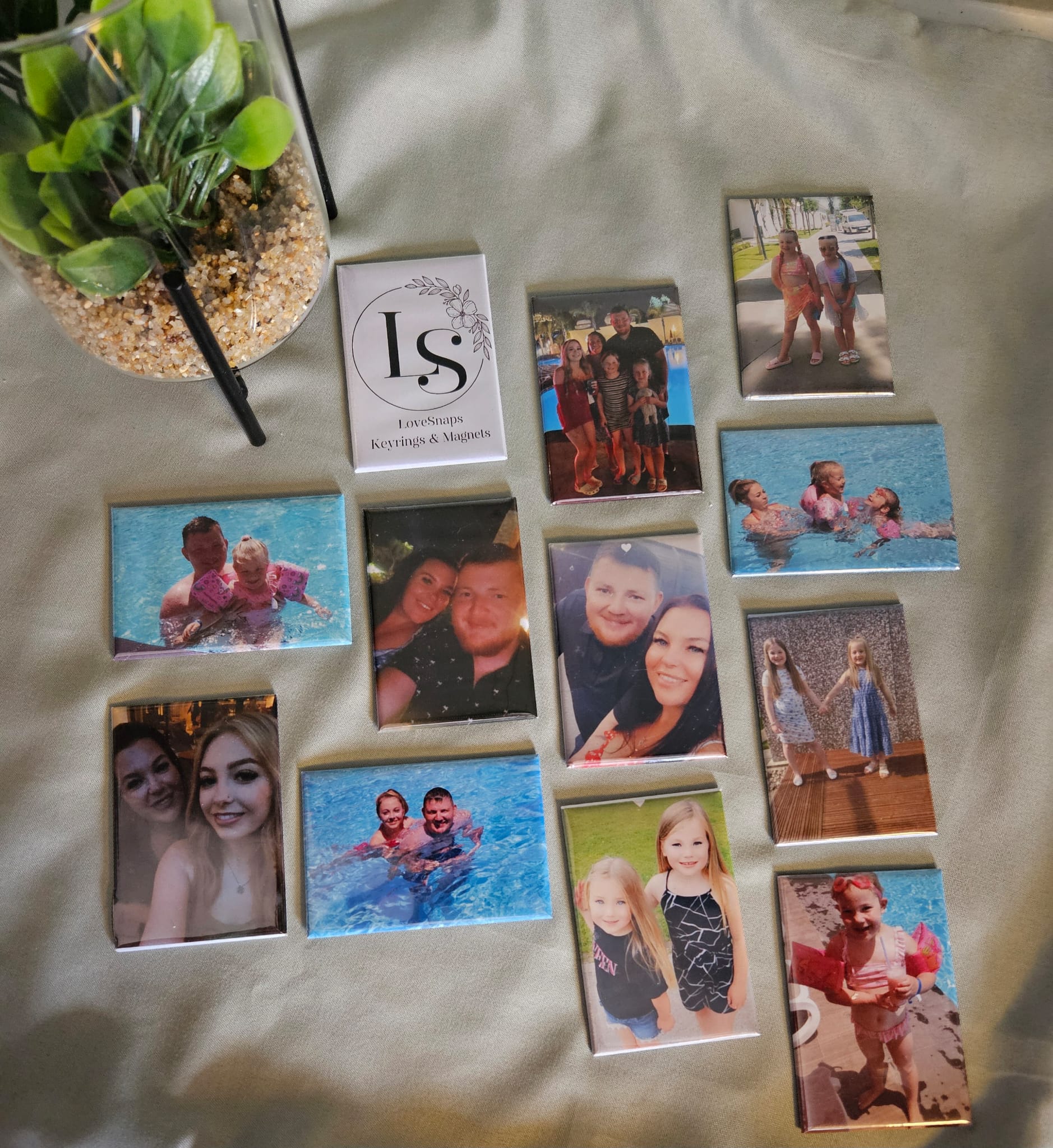 LoveSnaps 3*2" Photo Magnets (12 Pack)