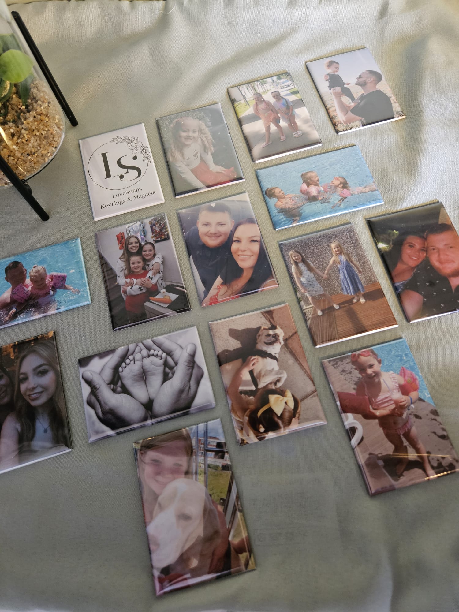 LoveSnaps 3*2" Photo Magnets (18 Pack)