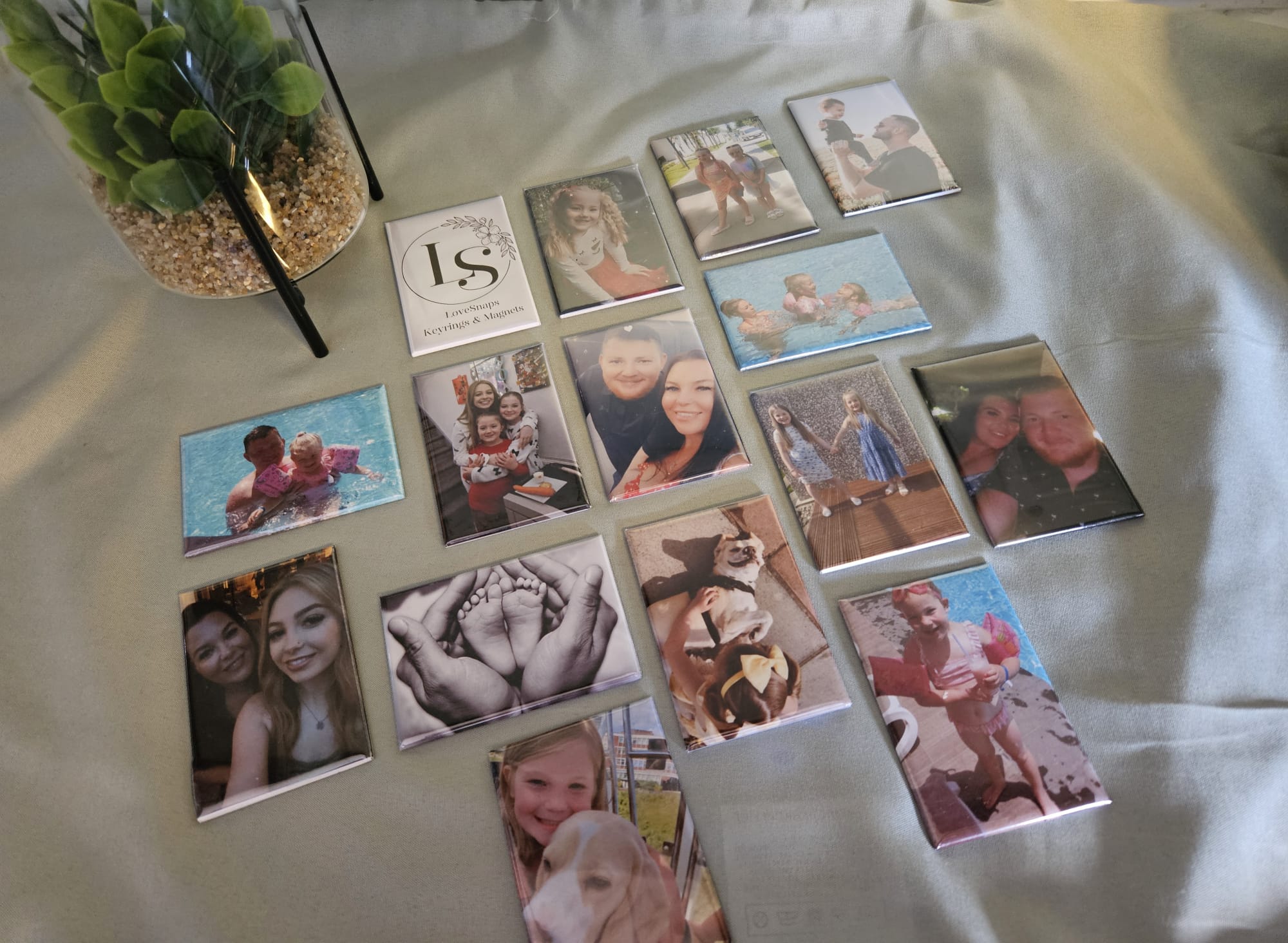 LoveSnaps 3*2" Photo Magnets (20 Pack)